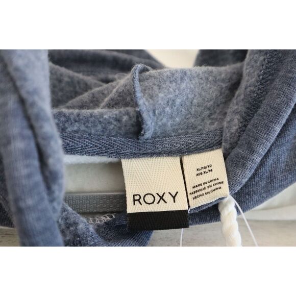 Roxy Women's Sz XL Mood Indigo 'Surf and Sunshine' True Harmony Raglan Hoodie - Picture 3 of 9